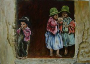 Voir le détail de cette oeuvre: enfants boliviens